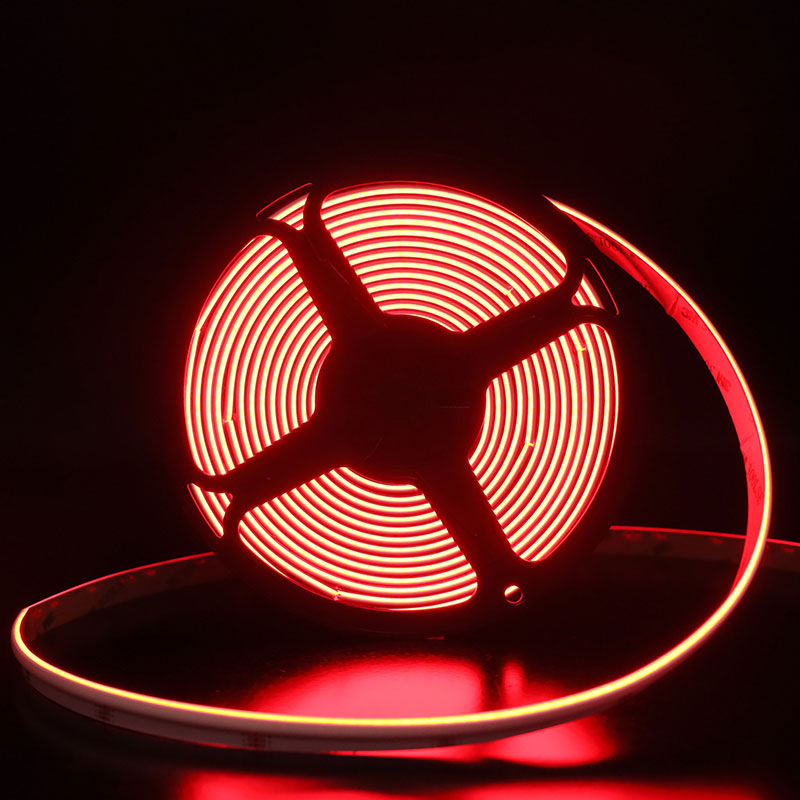 DC24V Side Glow RGB COB LED Strip Light Dotless 840Chips/m 16.4ft DC24V Side Glow RGB COB LED Strip Light Dotless 840Chips/m 16.4ft
